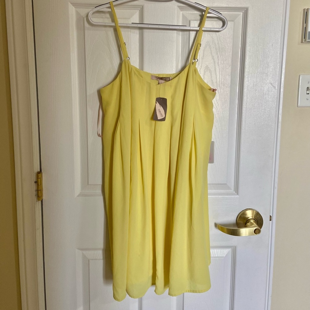 NWT!! Yellow Mini Dress from Forever21